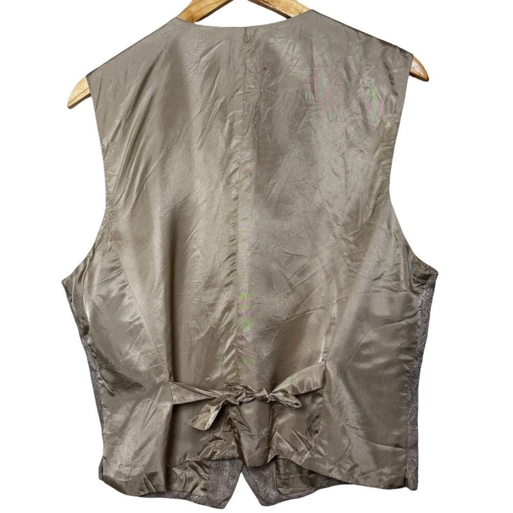 Liz Claiborne Vintage Y2K Tapestry Vest Size 14 - Picture 6 of 6